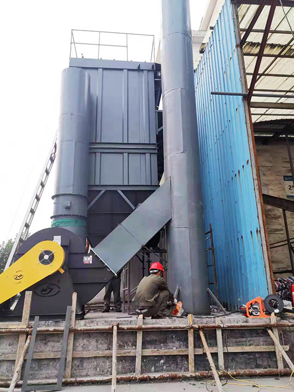 除尘安装现场